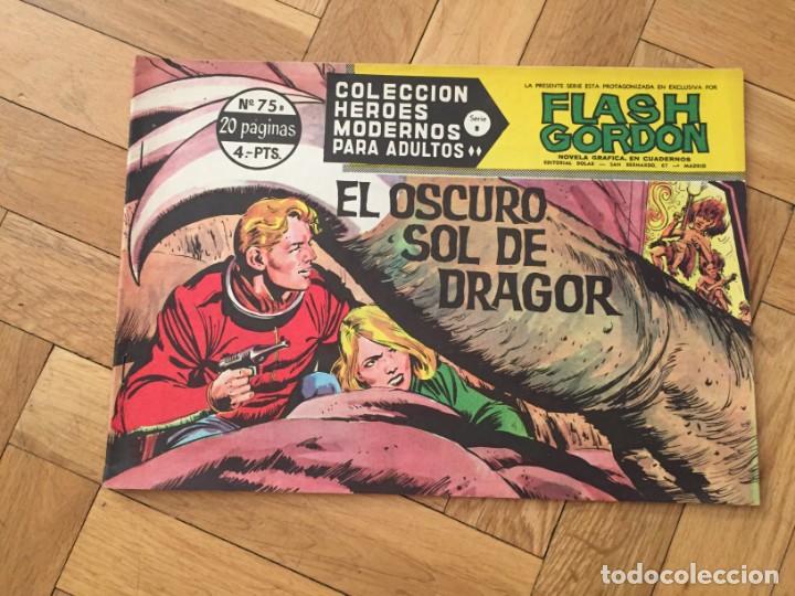 Tebeos: COMIC COLECCION COMPLETA FLASH GORDON 75 EJEMPLARES SERIE B HEROES MODERNOS - Foto 7