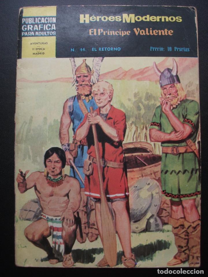 Tebeos: EL PRINCIPE VALIENTE N&ordm; 44, HEROES MODERNOS - Foto 1