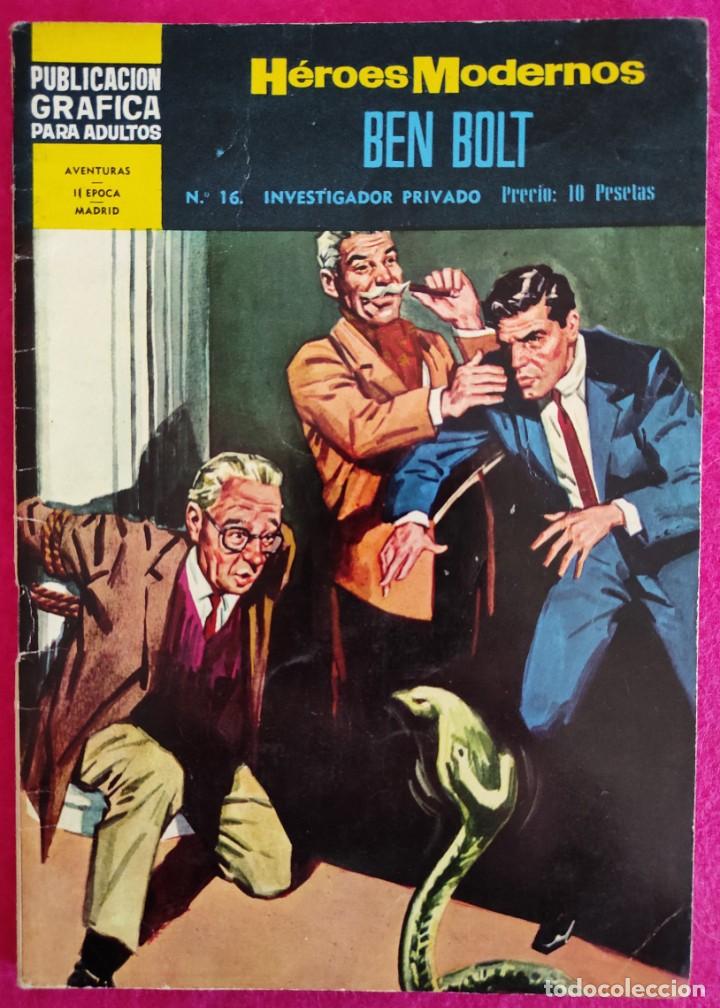 Tebeos: BEN BOLT - N&ordm; 16 - H&Eacute;ROES MODERNOS.- 1960 DOLAR - Foto 1