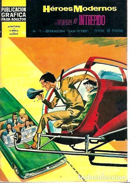 Tebeos: H&Eacute;ROES MODERNOS JUAN EL INTREPIDO n&ordm; 7 - Foto 1