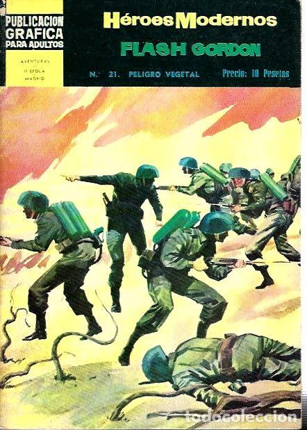 Tebeos: H&Eacute;ROES MODERNOS FLASH GORDON n&ordm; 21 - Foto 1