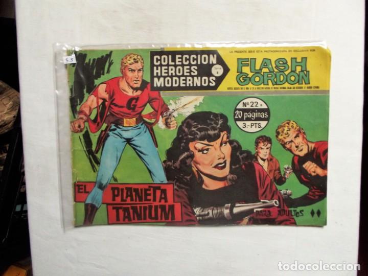 Tebeos: FLASH GORDON N&ordm; 22 EL PLANETA TANIUM COLECCION HEROES MODERNOS - Foto 1