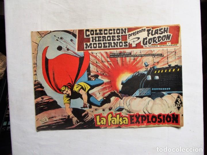 Tebeos: FLASH GORDON N&ordm; 48 LA FALSA EXPLOSION COLECCION HEROES MODERNOS - Foto 1