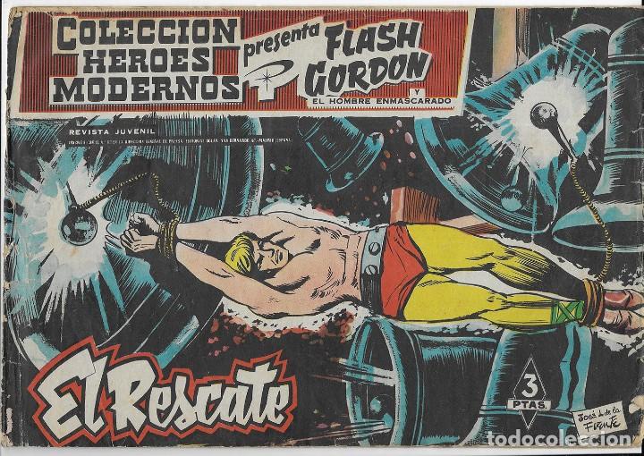 Tebeos: Flash Gordon. Col. H&eacute;roes Modernos n&ordm; 26 El Rescate. Editorial Dolar - Foto 1