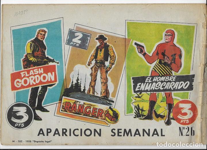 Tebeos: Flash Gordon. Col. H&eacute;roes Modernos n&ordm; 26 El Rescate. Editorial Dolar - Foto 2