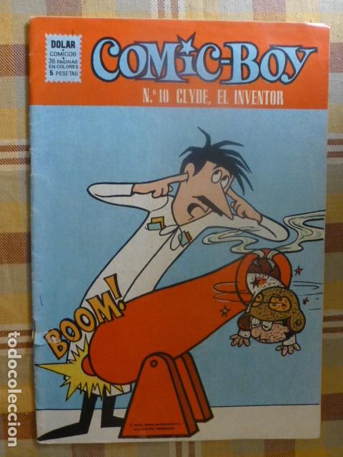 Tebeos: COMIC-BOY CLLYDE EL INVENTOR N&ordm; 10 1964 DE DOLAR - Foto 1