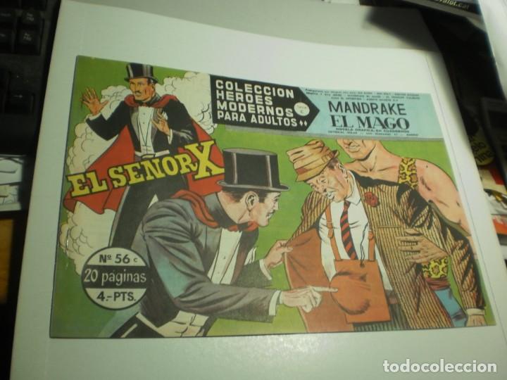 Tebeos: mandrake el mago n&ordm; 56 el se&ntilde;or x (seminuevo) - Foto 1