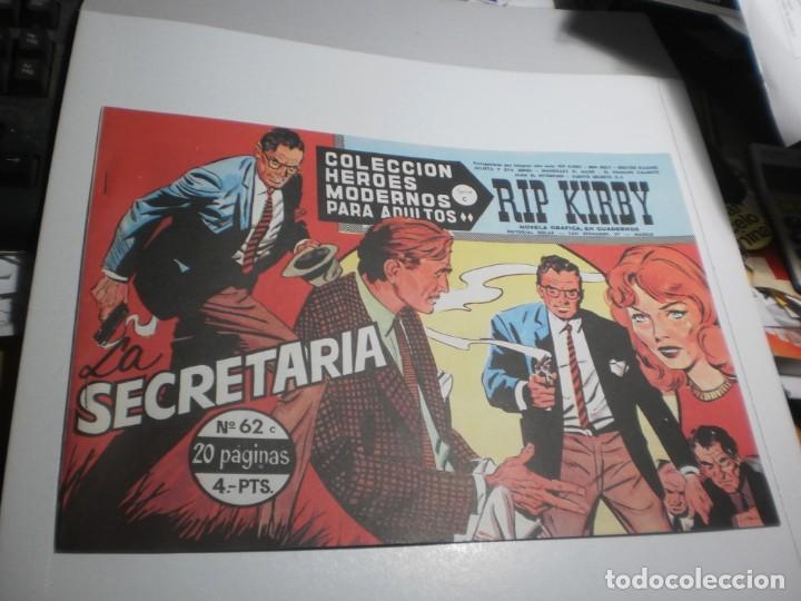 Tebeos: rip kirby n&ordm; 62 la secretaria (seminuevo) - Foto 1