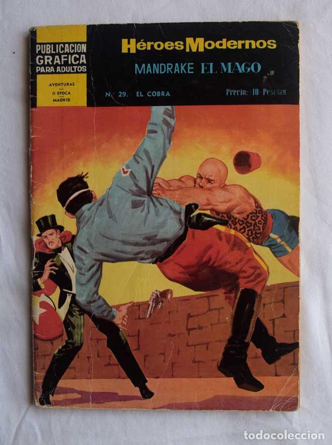 Tebeos: Mandrake el mago n&ordm; 29 - Col Heroes modernos - Ed Dolar - Foto 1