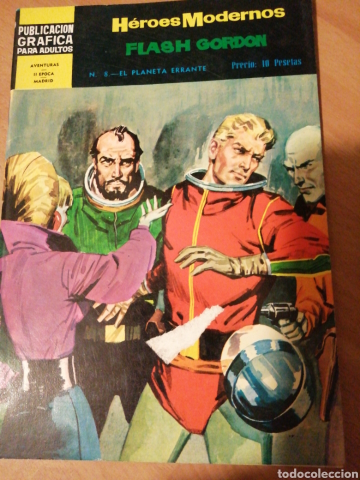 Tebeos: Lote &rdquo;Flash Gordon&rdquo;, H&eacute;roes Modernos, 8 numeros - Foto 4
