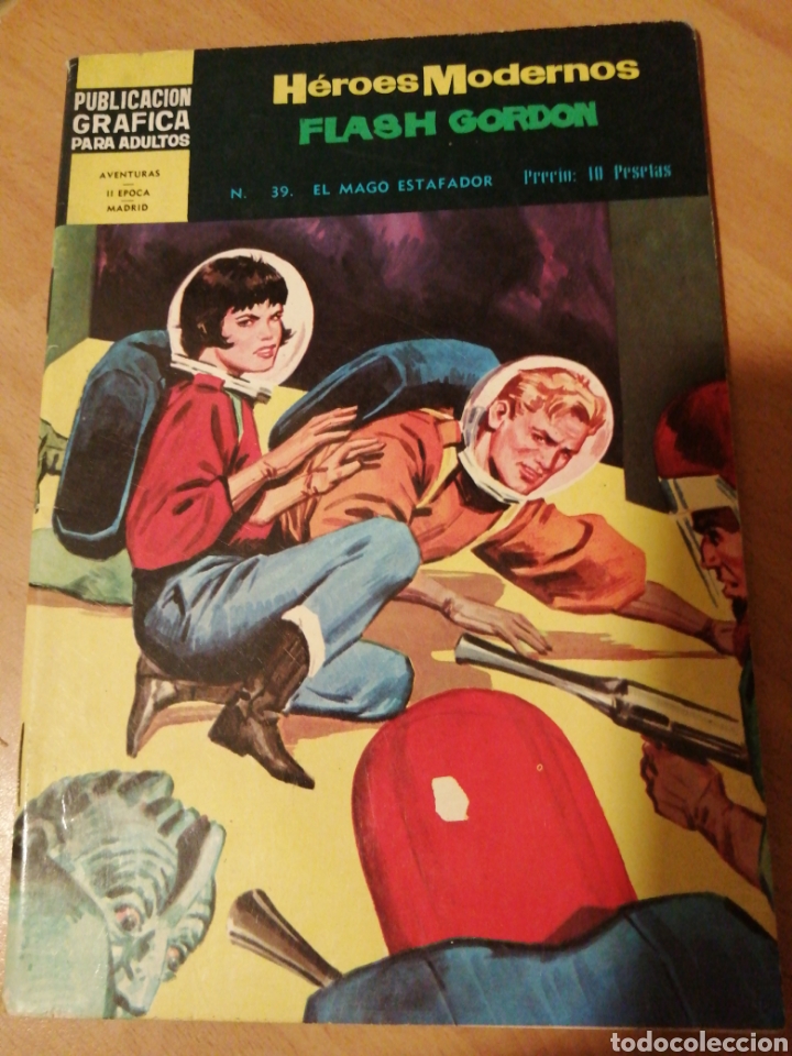 Tebeos: Lote &rdquo;Flash Gordon&rdquo;, H&eacute;roes Modernos, 8 numeros - Foto 8