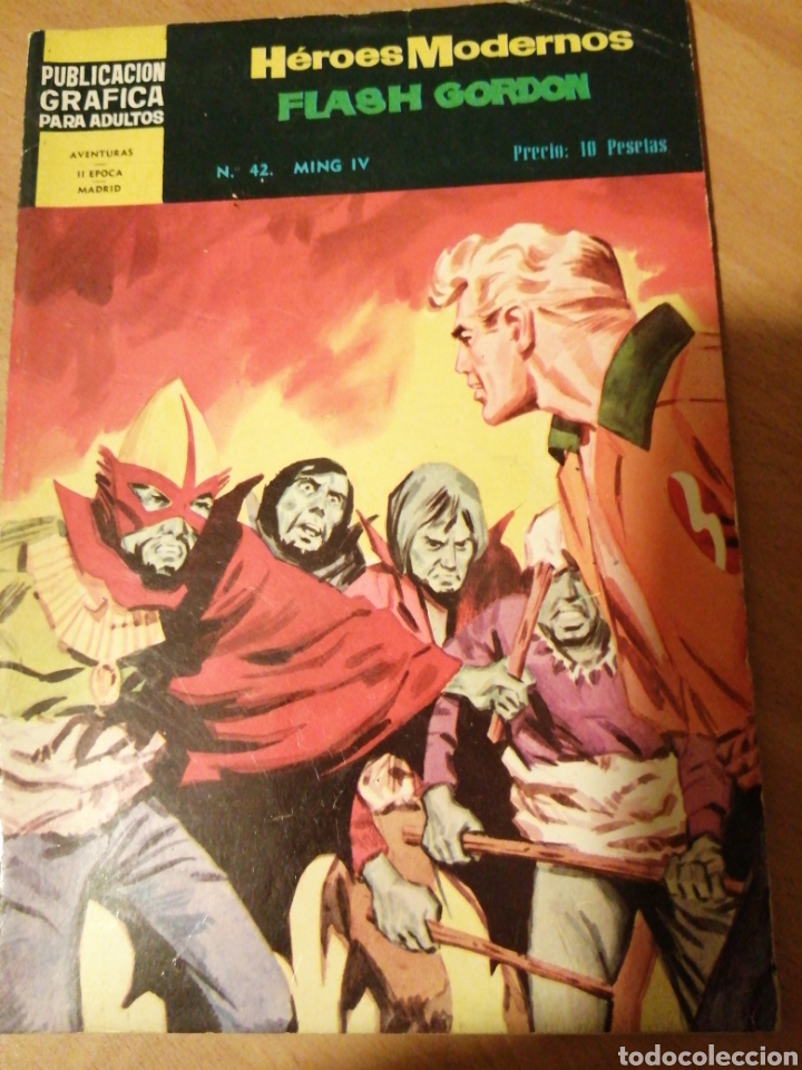 Tebeos: Lote &rdquo;Flash Gordon&rdquo;, H&eacute;roes Modernos, 8 numeros - Foto 9