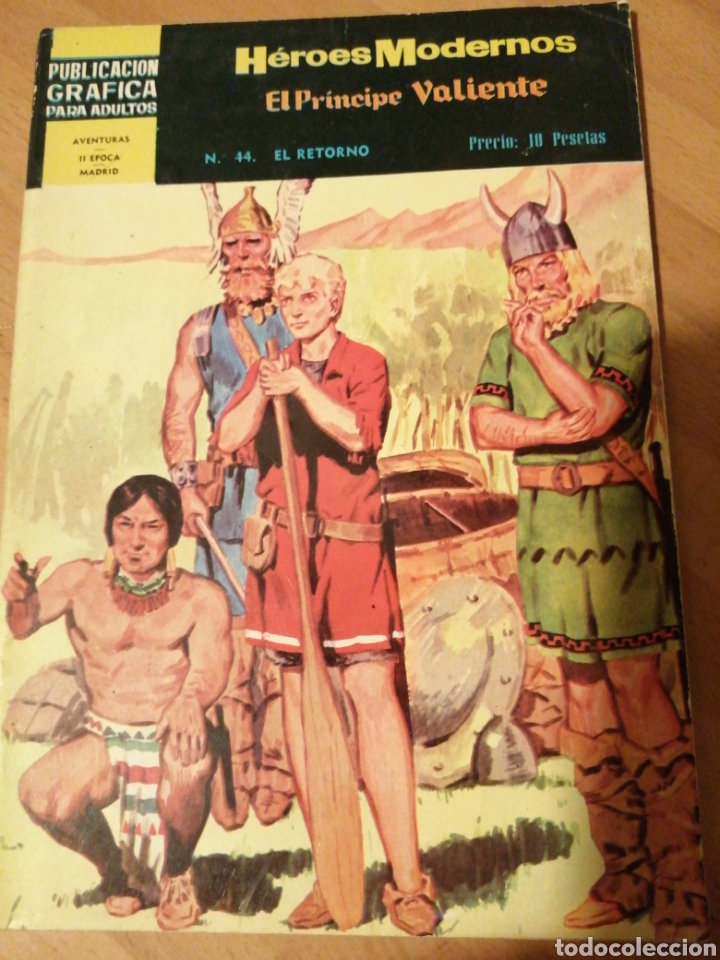 Tebeos: Lote &rdquo;El Pr&iacute;ncipe Valiente&rdquo;, H&eacute;roes Modernos 4 n&uacute;meros - Foto 4