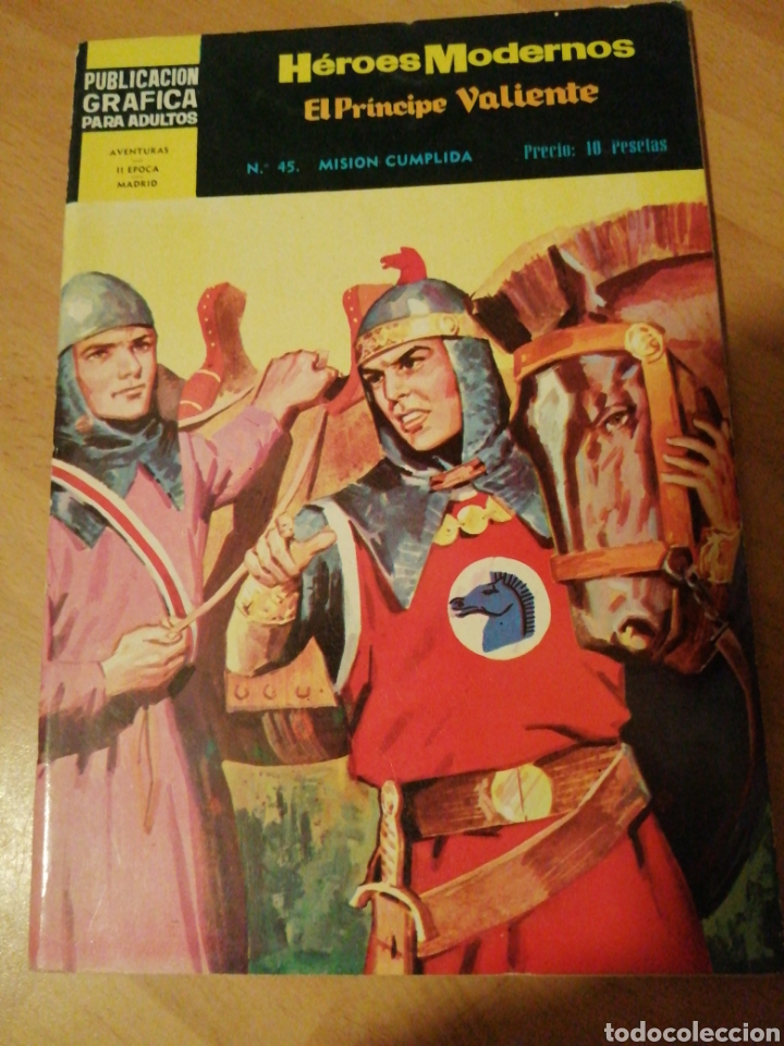 Tebeos: Lote &rdquo;El Pr&iacute;ncipe Valiente&rdquo;, H&eacute;roes Modernos 4 n&uacute;meros - Foto 5
