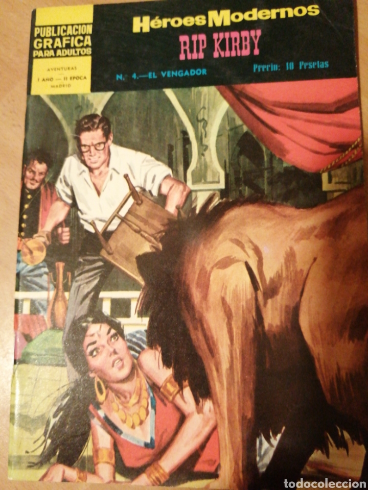 Tebeos: Lote &rdquo;Rip Kirby&rdquo;, H&eacute;roes Modernos, 5 n&uacute;meros - Foto 1