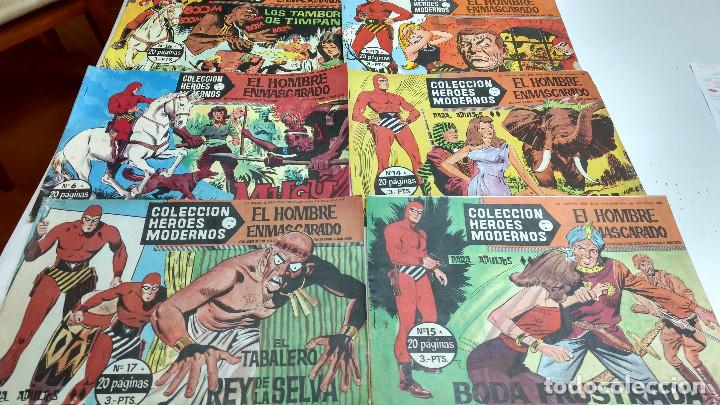 Tebeos: lote 6 cómics Héroes Modernos EL HOMBRE ENMASCARADO serie A Editorial Dolar año 1958 - Foto 1 - 284239623