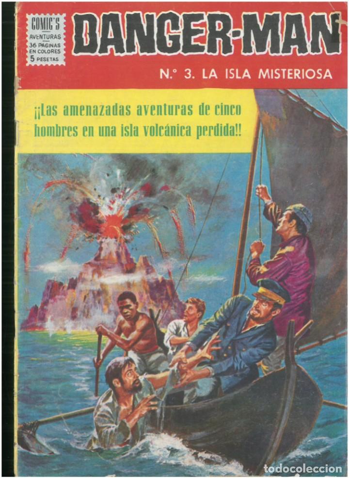 Tebeos: DANGER-MAN N&ordm; 3. LA ISLA MISTERIOSA. EDITORIAL DOLAR. C-81 - Foto 1