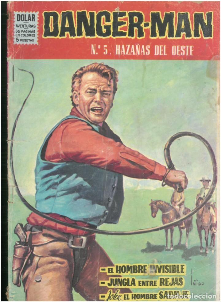 Tebeos: DANGER-MAN N&ordm; 5. HAZA&Ntilde;AS DEL OESTE. EDITORIAL DOLAR. C-81 - Foto 1