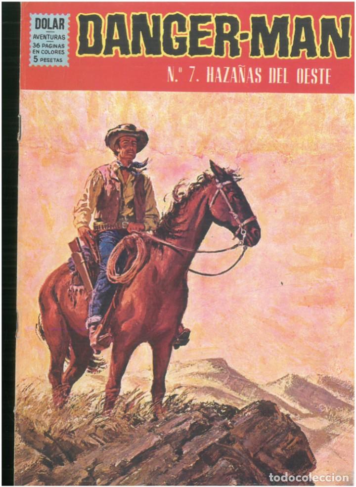 Tebeos: DANGER-MAN N&ordm; 7. HAZA&Ntilde;AS DEL OESTE. EDITORIAL DOLAR. C-81 - Foto 1