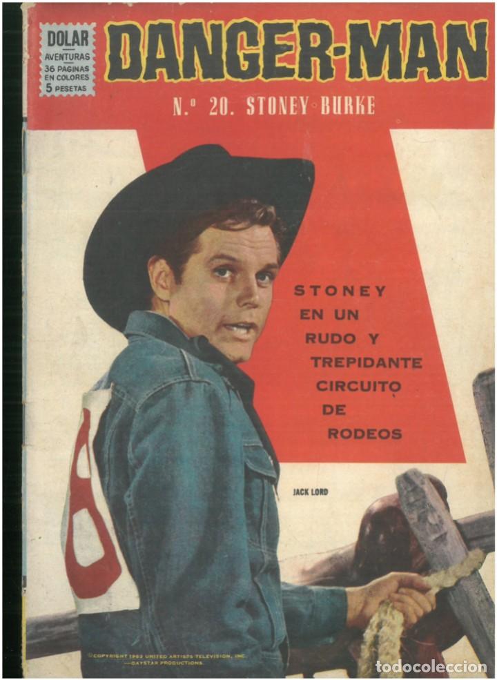Tebeos: DANGER-MAN N&ordm; 20. STONEY BURKE. EDITORIAL DOLAR. C-81 - Foto 1