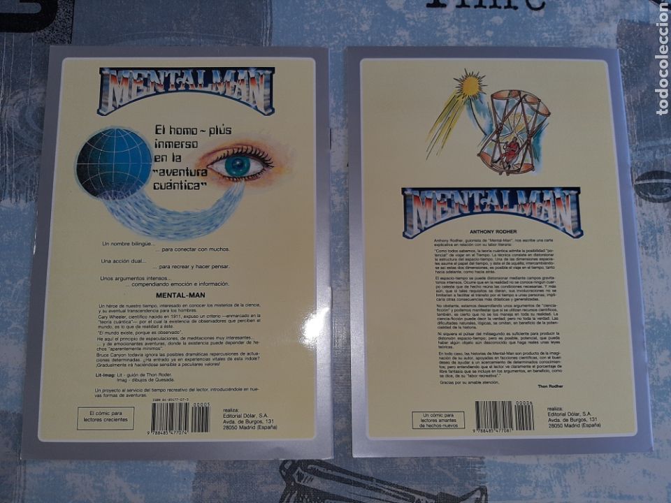 Tebeos: Mentalman Colecci&oacute;n Completa 9 n&uacute;meros Editorial dolar - Foto 7