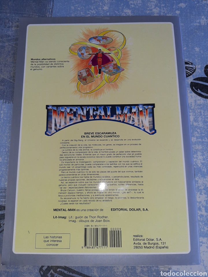 Tebeos: Mentalman Colecci&oacute;n Completa 9 n&uacute;meros Editorial dolar - Foto 11