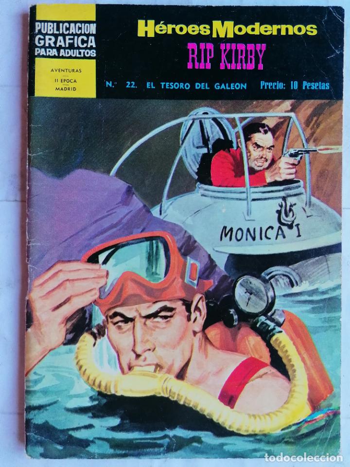 Tebeos: RIP KIRBY - EL TESORO DEL GALEON, N&ordm; 22, EDITORIAL DOLAR, 1960 - Foto 1