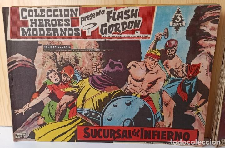 Tebeos: FLASH GORDON EDITORIAL DOLAR COLECCION CASI COMPLETA 60 EJEMPLARES DE 70 - Foto 9