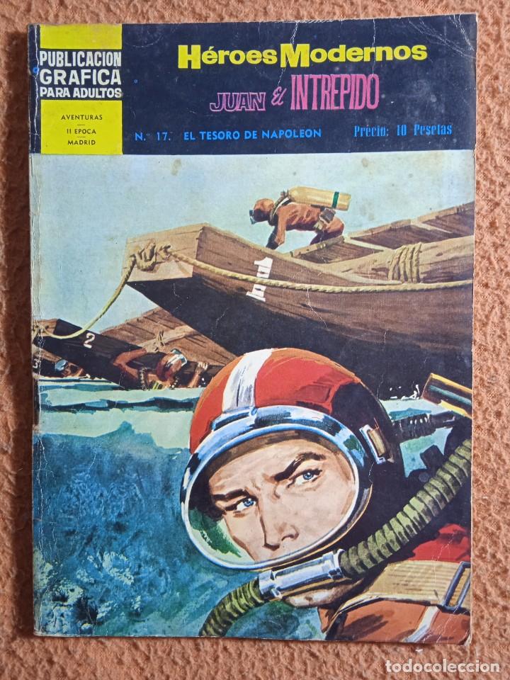 Tebeos: HEROES MODERNOS JUAN EL INTREPIDO 17 - Foto 1