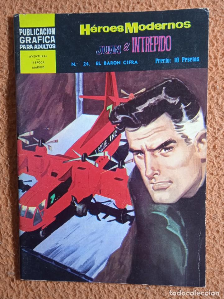 Tebeos: HEROES MODERNOS JUAN EL INTREPIDO 24 - Foto 1