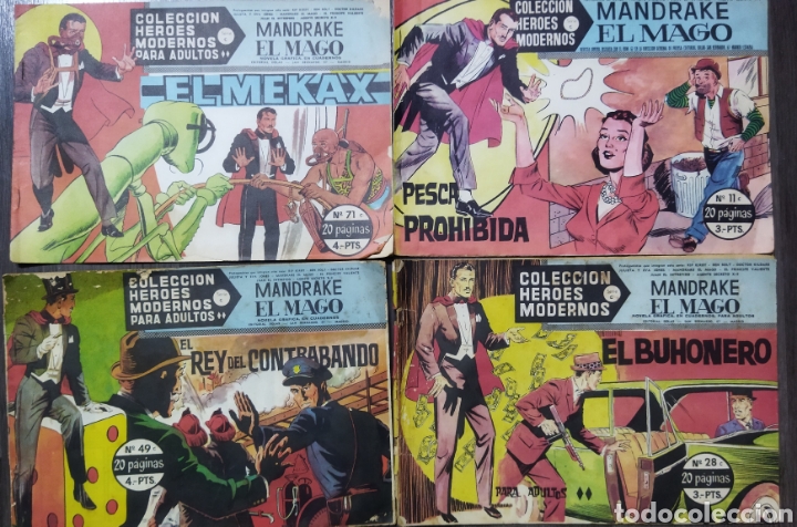 Tebeos: Lote de 12 comics EL MAGO MANDRAKE.originales.1960 - Foto 2