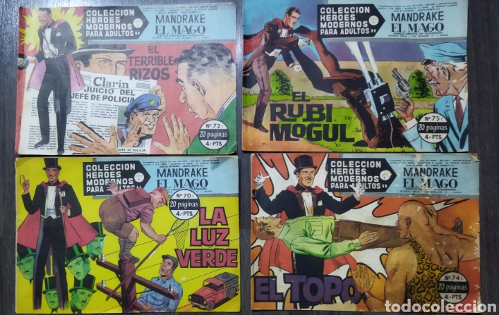 Tebeos: Lote de 12 comics EL MAGO MANDRAKE.originales.1960 - Foto 1