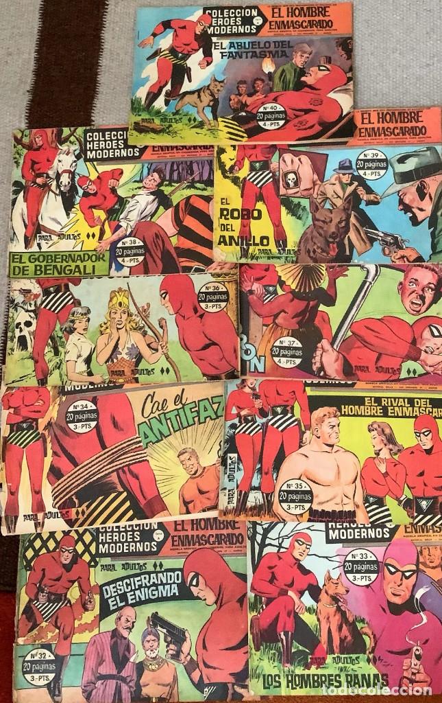 Tebeos: LOTE 9 NUMEROS HOMBRE ENMASCARADO DOLAR - Foto 1