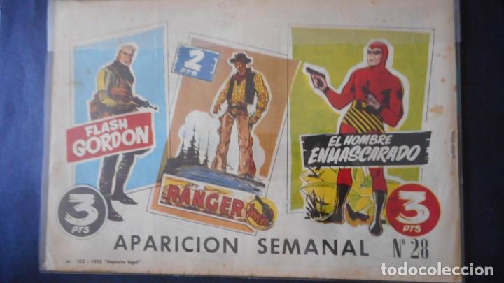 Tebeos: H&Eacute;ROES MODERNOS . FLASH GORDON N&ordm; 28/ C-12 - Foto 2