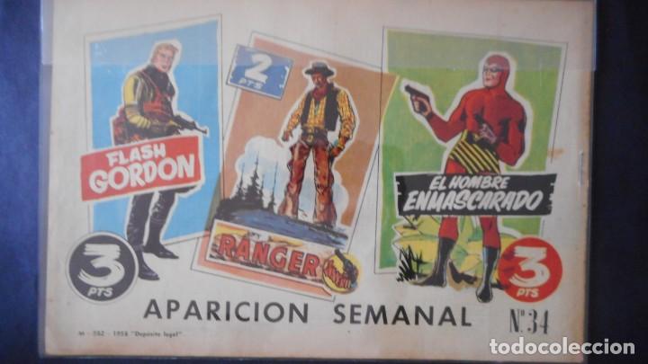 Tebeos: H&Eacute;ROES MODERNOS . FLASH GORDON N&ordm; 34/ C-12 - Foto 2