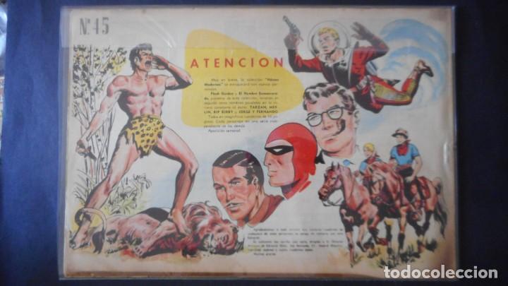 Tebeos: H&Eacute;ROES MODERNOS . FLASH GORDON N&ordm; 45/ C-12 - Foto 2