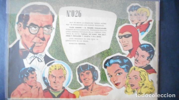 Tebeos: H&Eacute;ROES MODERNOS . FLASH GORDON N&ordm; 026/ C-12 - Foto 2