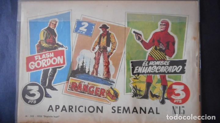Tebeos: H&Eacute;ROES MODERNOS . FLASH GORDON N&ordm; 15/ C-12 - Foto 2