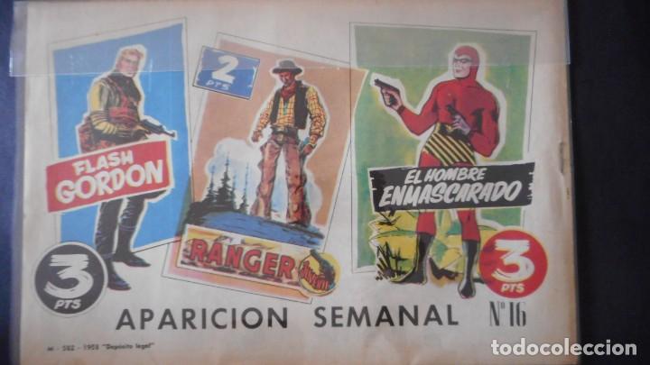Tebeos: H&Eacute;ROES MODERNOS . FLASH GORDON N&ordm; 16/ C-12 - Foto 2