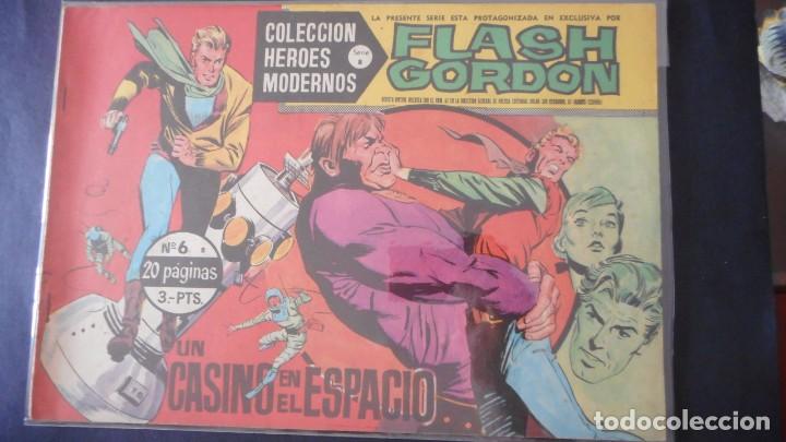 Tebeos: H&Eacute;ROES MODERNOS . FLASH GORDON N&ordm; 6. SERIE B/ C-12 - Foto 1