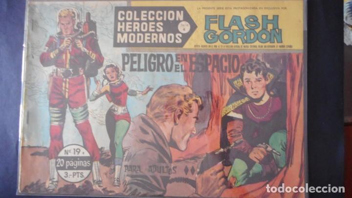 Tebeos: H&Eacute;ROES MODERNOS . FLASH GORDON N&ordm; 19. SERIE B/ C-12 - Foto 1