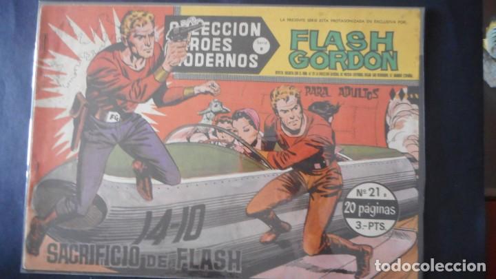 Tebeos: H&Eacute;ROES MODERNOS . FLASH GORDON N&ordm; 21. SERIE B/ C-12 - Foto 1