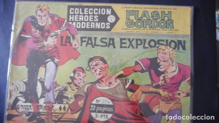 Tebeos: H&Eacute;ROES MODERNOS . FLASH GORDON N&ordm; 27. SERIE B/ C-12 - Foto 1