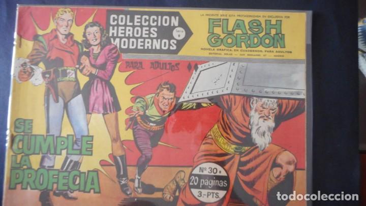 Tebeos: H&Eacute;ROES MODERNOS . FLASH GORDON N&ordm; 30. SERIE B/ C-12 - Foto 1