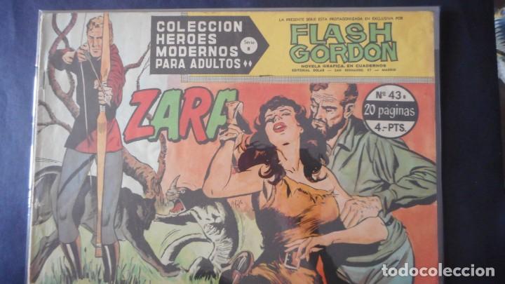 Tebeos: H&Eacute;ROES MODERNOS . FLASH GORDON N&ordm; 43.SERIE B/ C-12 - Foto 1