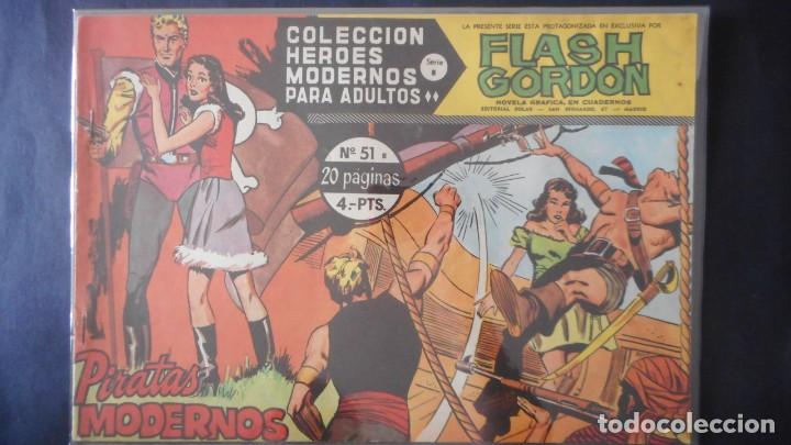 Tebeos: H&Eacute;ROES MODERNOS . FLASH GORDON N&ordm; 51. SERIE B/ C-12 - Foto 1