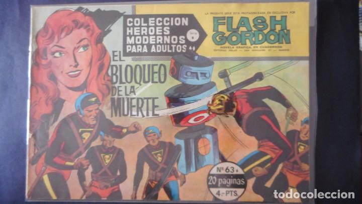 Tebeos: H&Eacute;ROES MODERNOS . FLASH GORDON N&ordm; 63. SERIE B/ C-12 - Foto 1