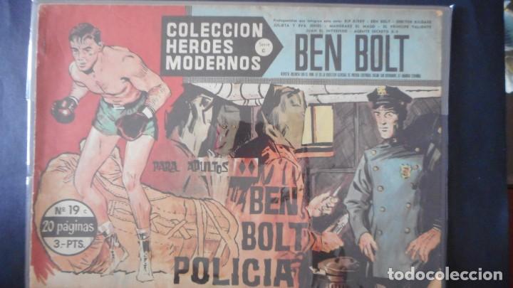 Tebeos: H&Eacute;ROES MODERNOS . BEN BOLT N&ordm; 19. SERIE C/ C-12 - Foto 1