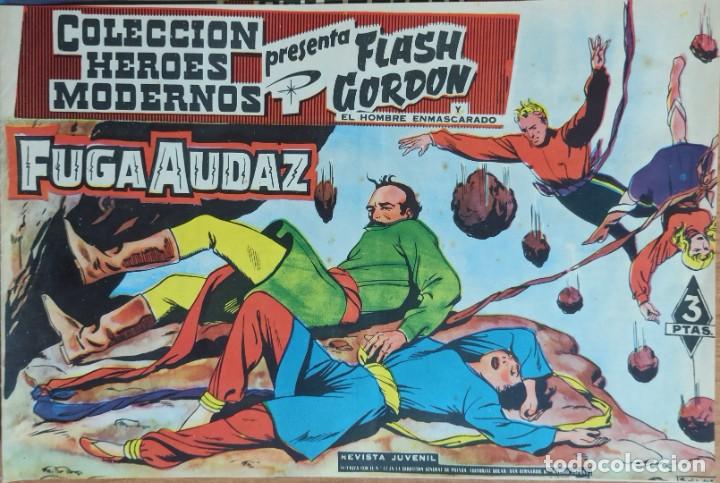 Tebeos: COLECCI&Oacute;N HEROES MODERNOS - 12 EJEMPLARES - EDITORIAL DOLAR 1958. - Foto 7