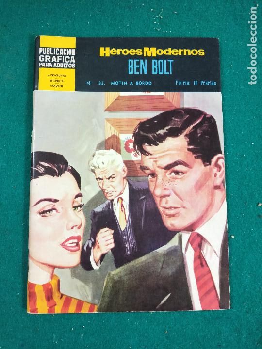 Tebeos: HEROES MODERNOS N&ordm; 33 BEN BOLT. EDITORIAL DOLAR. - Foto 1